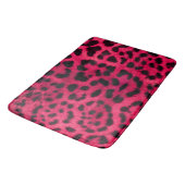 Bath Mat/Cheetah Print-Hot Pink Badmat (Gekanteld)