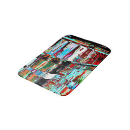 Bath Mat – Collapse Reflection Abstract Design
