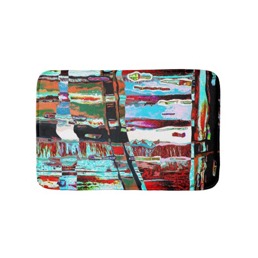 Bath Mat – Collapse Reflection Abstract Design (Voorkant)