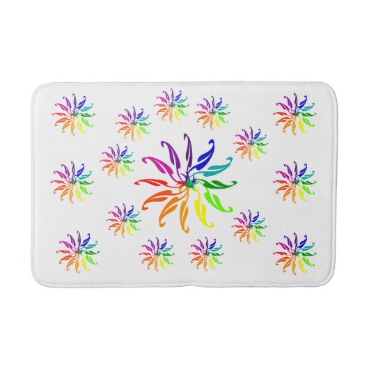 Bath Mat - Color Wheels (Voorkant)