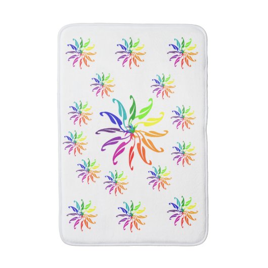 Bath Mat - Color Wheels (Voorkant Verticaal)