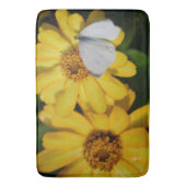 Bath Mat/Daisy en Butterfly Badmat (Voorkant Verticaal)