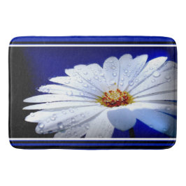 Bath Mat/Daisy met dauwdruppels Badmat