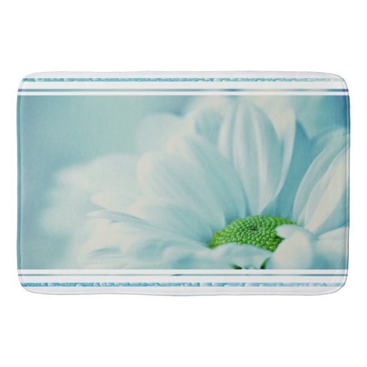 Bath Mat/Daisy met dauwdruppels Badmat (Voorkant)