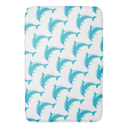 Bath Mat/Dolphins Badmat (Voorkant Verticaal)