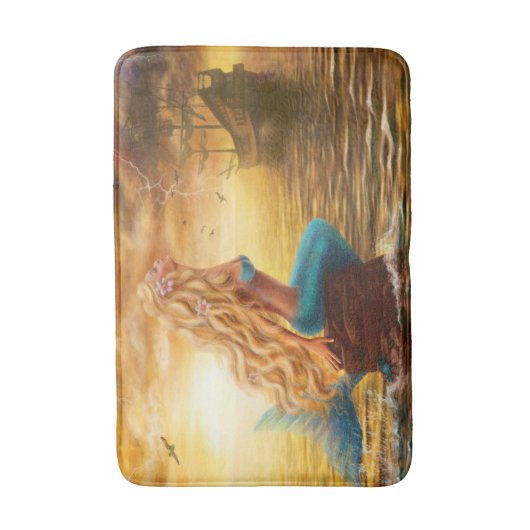 Bath Mat Fantasy Mermaid (Voorkant Verticaal)