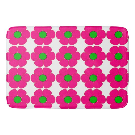 Bath Mat/Flowers Badmat (Voorkant)