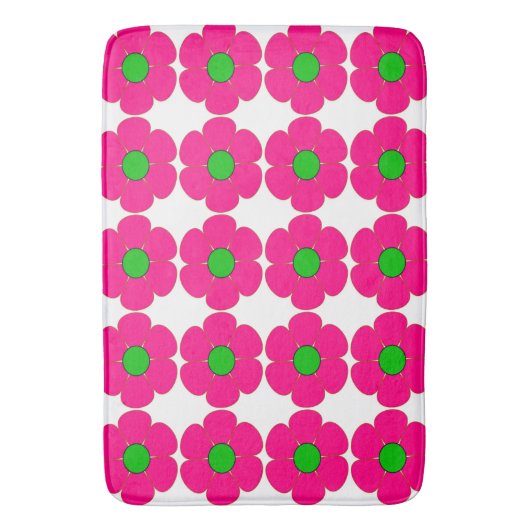 Bath Mat/Flowers Badmat (Voorkant Verticaal)