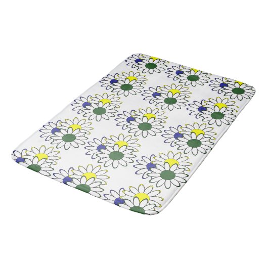 Bath Mat/Flowers Badmat (Gekanteld)