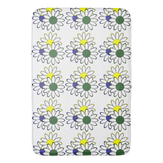 Bath Mat/Flowers Badmat (Voorkant Verticaal)