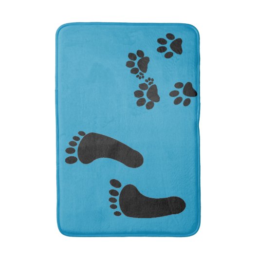 Bath Mat - Foot Prints (Voorkant Verticaal)