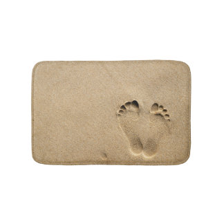 Bath Mat - Footprint in zand
