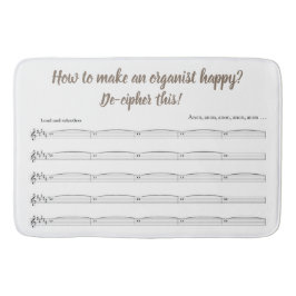 Bath mat for organists - een slagnoot