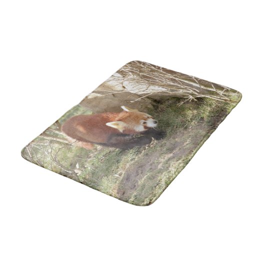 Bath Mat Foto red panda, animal 0126. (Gekanteld)