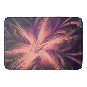 Bath Mat Fractal Licht Paarse Palet