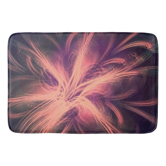 Bath Mat Fractal Licht Paarse Palet (Voorkant)