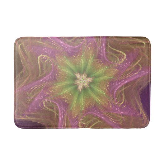 Bath Mat Fractal Licht Paarse Palet (Voorkant)
