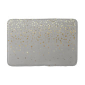 Bath Mat-Golden douche van Stars-Grey Badmat (Voorkant)