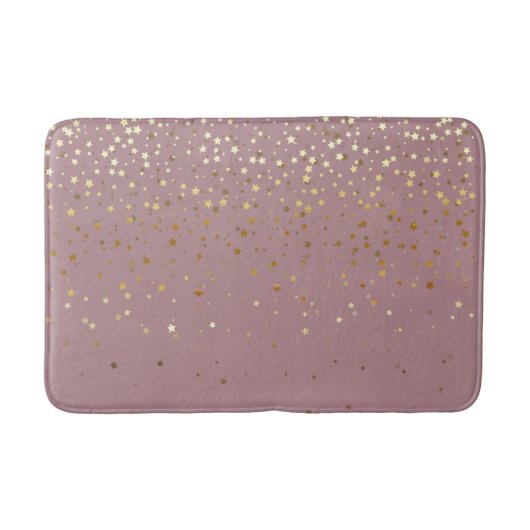 Bath Mat-Golden shower of Stars DSTY Roos Badmat (Voorkant)