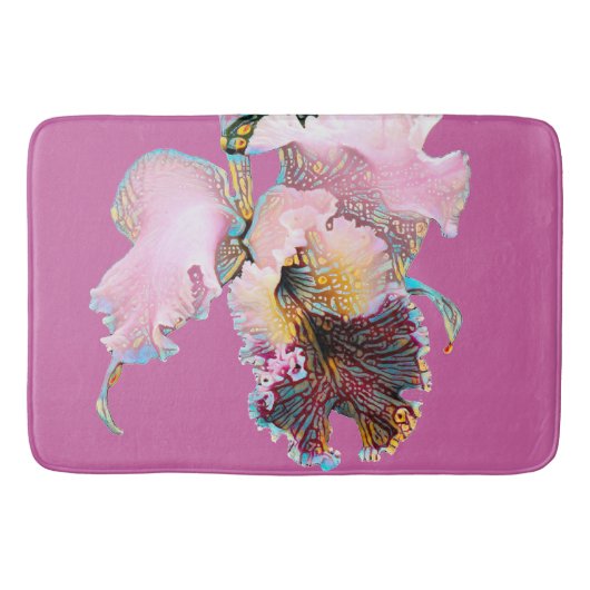 Bath Mat in roze met Catalina Orchid (Voorkant)