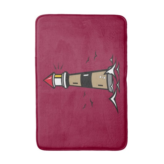 Bath Mat/Lighthouse Badmat (Voorkant Verticaal)