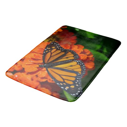 Bath Mat/Marigold en Butterfly Badmat (Gekanteld)
