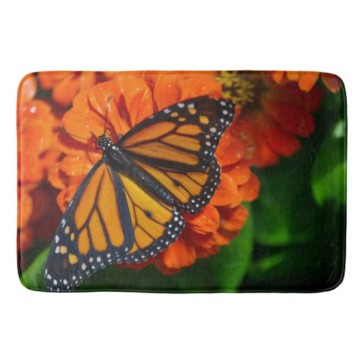 Bath Mat/Marigold en Butterfly Badmat (Voorkant)
