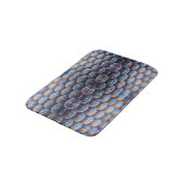 Bath Mat met Abstract Honeycomb-ontwerp (Gekanteld)