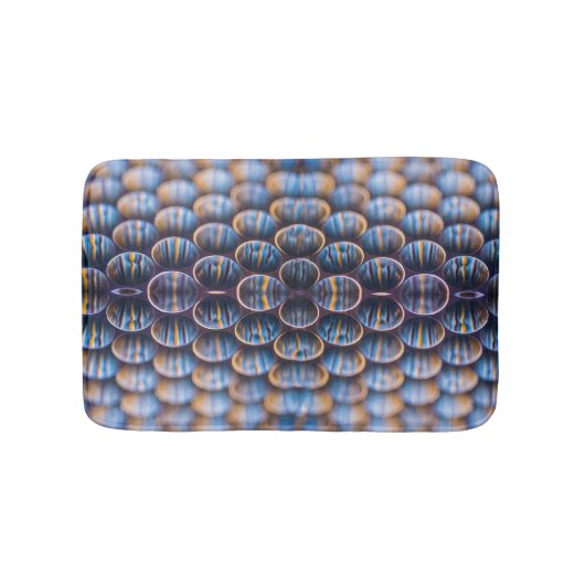 Bath Mat met Abstract Honeycomb-ontwerp (Voorkant)