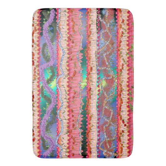 Bath Mat met Colorful Abstract Design (Voorkant Verticaal)