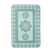 Bath Mat met Green Medallion-design (Voorkant Verticaal)