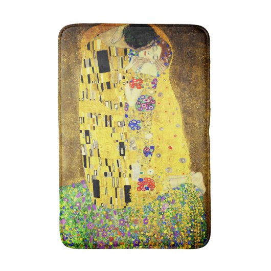 Bath Mat met Klimt's The Kiss (Voorkant Verticaal)