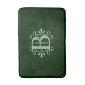 Bath mat met letters Alphabet - letter B - groen (Voorkant Verticaal)