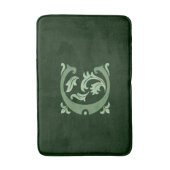 Bath mat met letters Alphabet - letter C - groen (Voorkant Verticaal)