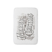 BATH MAT MET  "MERRY CHRISTMAS" (Voorkant Verticaal)