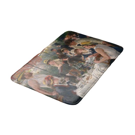 Bath Mat met Renoir's Luncheon Party Print (Gekanteld)