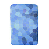 Bath mat Mosaic in Blue (Voorkant Verticaal)