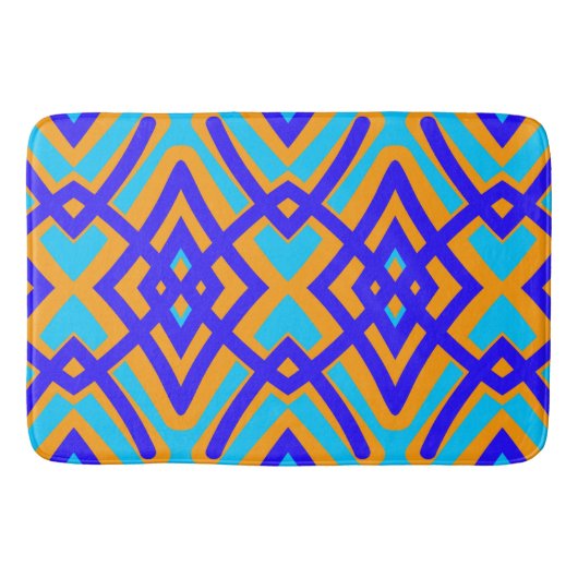 Bath Mat, Multicolor modern klassiek design Bath Badmat (Voorkant)