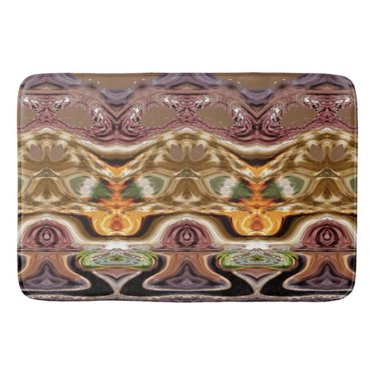 Bath Mat, Multicolor modern klassiek design Bath Badmat (Voorkant)