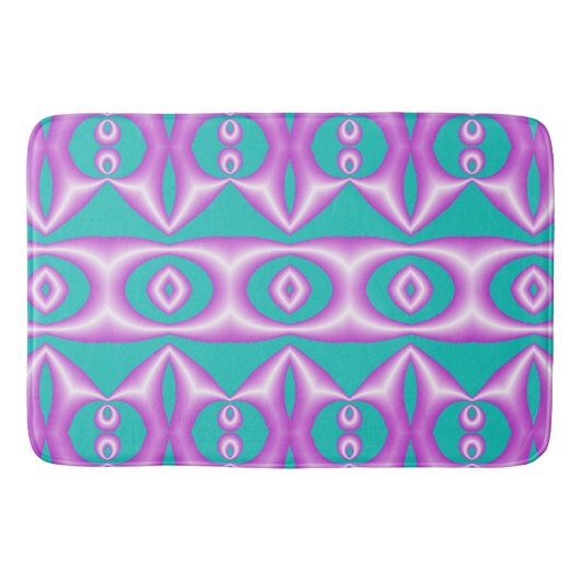 Bath Mat, Multicolor modern klassiek design Bath Badmat (Voorkant)