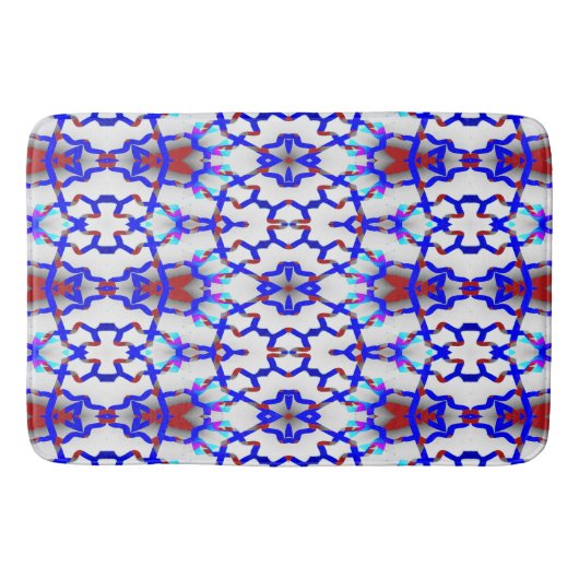 Bath Mat, Multicolor modern klassiek design Bath Badmat (Voorkant)