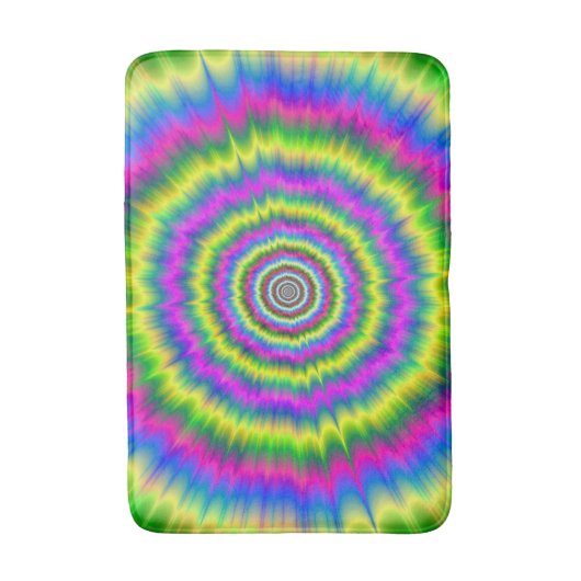 Bath Mat Neon Explosion (Voorkant Verticaal)