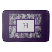 Bath Mat No.2 Paars&Grey Fluid Swirl PERSONALIZE (Voorkant)