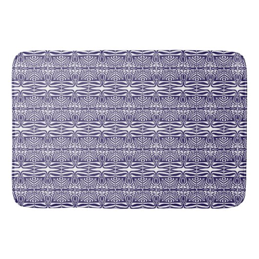 Bath Mat Paarse Ornament (Voorkant)