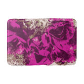 Bath Mat Paarse Roos Waterverf (Voorkant)