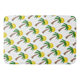 Bath Mat/Palm Trees en Sun Badmat