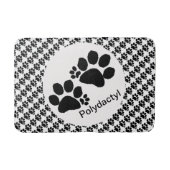 Bath Mat - Polydactyl Paw Prints (Voorkant)