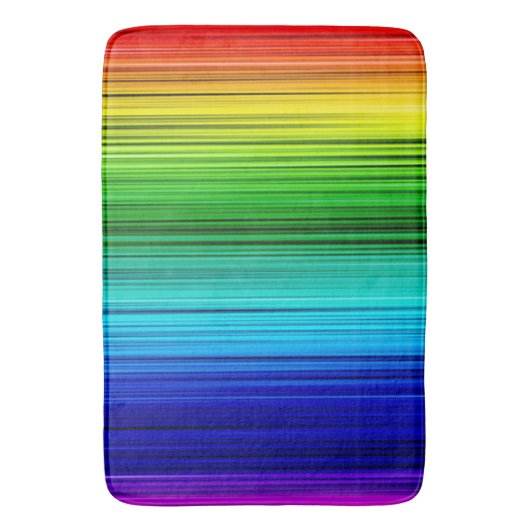 Bath Mat/Rainbow Badmat (Voorkant Verticaal)