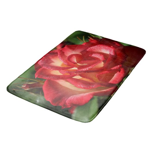Bath Mat/Red Rose Badmat (Gekanteld)