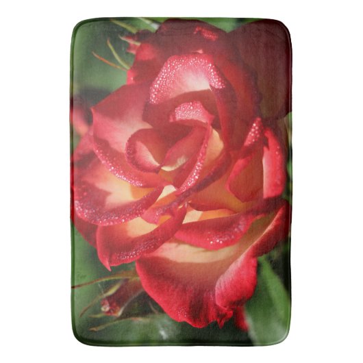 Bath Mat/Red Rose Badmat (Voorkant Verticaal)